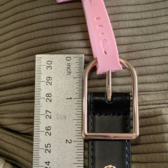 NWT Kate Spade Belt Leather Women Small Black Minimalist Staple Capsule MSRP $58 - Picture 9 of 10